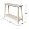 International Concepts Rectangle Bombay Console Table, 39 W, 14 L, 30 in H, Wood, Unfinished OT-4S - alternate 6